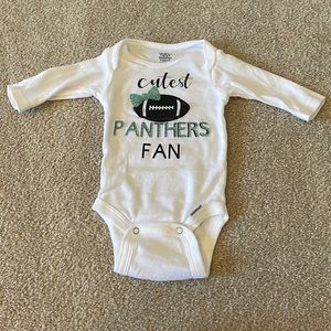 Carolina panthers, onesie, girl